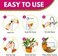Blumat Classic Plant Watering Stakes (X- Large)   for Everyday Home or Vacation Use   Indoor or Outdoor Water Spikes for Plants   Automatic Drip Irrigation (2 Pack XL)