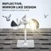 Bird B Gone Reflect-A-Bird Wind Spinner, Bird Deterrent Devices Outdoor to Scare Birds Away, Pigeon Deterrent to Keep Birds Away, Bird Reflector Woodpecker Deterrent for House, Bird Scare Devices