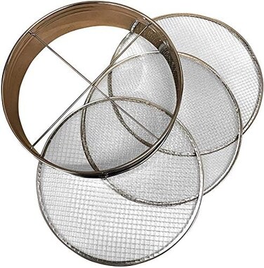 Joshua Roth Limited / Tinyroots Joshua Roth Limited/Tinyroots 4pc Soil Sieve Set 30cm Diameter - Stainless Steel Frame Three Interchange... New