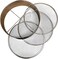 Joshua Roth Limited / Tinyroots Joshua Roth Limited/Tinyroots 4pc Soil Sieve Set 30cm Diameter - Stainless Steel Frame Three Interchange... New