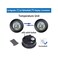 MEGGSI 2 Pack Mini Digital Hygrometer Gauge Indoor Thermometer, LCD Monitor Temperature Outdoor Humidity Meter for Greenhouse Jars Incubators Guitar Case, Fahrenheit (℉) or Celsius(℃)