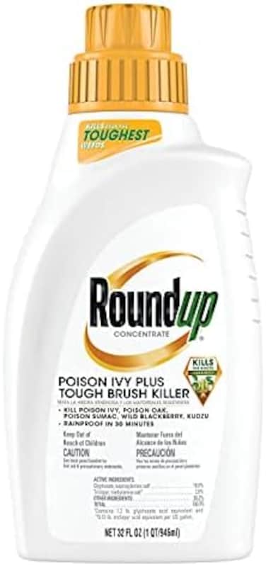 Roundup Concentrate Poison Ivy Plus Tough Brush Killer, 32 oz.
