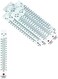 hand2mind ETA High-Range, Dual-Scale, Mercury-Free, Safety Thermometers for Indoor Science Use (Pack of 10)