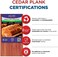 Jaccard Premium Cedar Grilling Planks, Small (5 Planks), Grilling Accessories &ndash; Wood Plank Serving Board