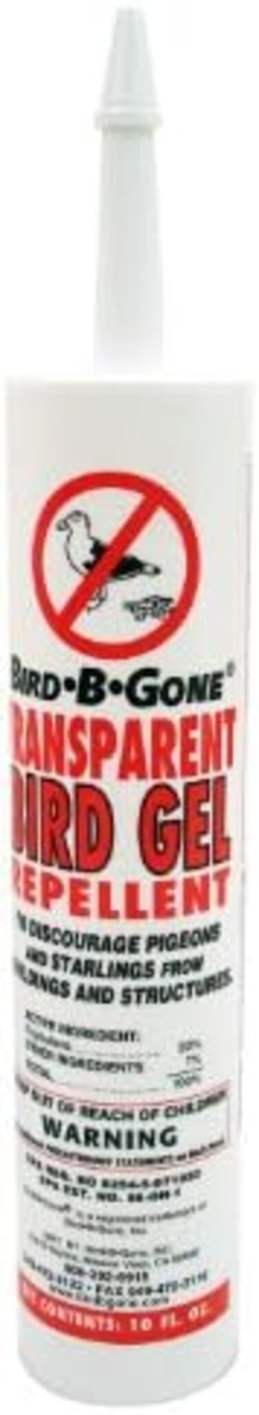 Bird B Gone AMZTBG Transparent Bird Gel/Repellant, Clear