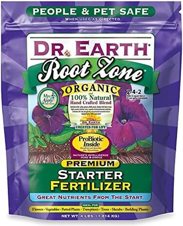 Dr. Earth 2-4-2 0 Organic and Natural Root Zone Starter Fertilizer 453 g
