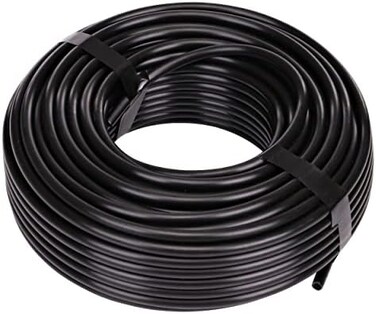 Raindrip Rain Drip 100050211 Black 016010T 1/4-Inch by 100-Feet Tubing, 1
