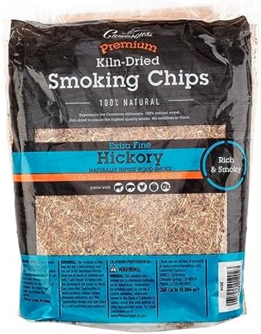 Camerons Products Smoking Chips - Kiln Dried, Natural Extra Fine Wood Smoker Sawdust Shavings - 2 Pound Bag Barbecue Chips