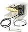 Stanbroil Fire Pit Gas Burner Spark Ignition Kit &ndash; Including Push Button Igniter Gas Shut-Off Valve with Key