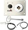 Stanbroil Fire Pit Gas Burner Spark Ignition Kit &ndash; Including Push Button Igniter Gas Shut-Off Valve with Key
