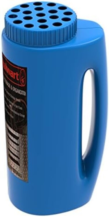 Stalwart 82-YJ487 Spreader, Salt and Seed Spreader, Also for Fertilizer, Deicing/Ice Melt By Stalwart (Multipurpose Tool for Lawn Garden and Yard) (Blue)
