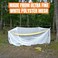 MEKKAPRO Ultra Large Mosquito Net with Carry Bag, Bug Netting with 2 Openings   Mosquito Netting for Bed, Patio, Camping, Outdoor &amp; Travel   Mosquito Net for Bed with Carrying Pouch &amp; Hanging Kit