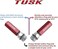 TUSK Quick Release Flag Pole Holder 1/4" Pole (Red)