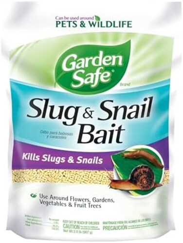 Garden Safe Slug &amp; Snail Bait, Kills Slugs &amp; Snails Within 3 to 6 Days, For Lawn and Garden, Can Be Used Around Pets and Wildlife, 2 lb