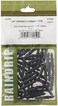 Raindrip 312050B Drip Irrigation Fittings Single Barbed Coupling Connectors, 1/4-Inch, 50 Per Bag, for Trees, Shrubs, Gardens, Black