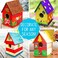 Made By Me Build &amp; Paint Your Own Wooden Bird House, DIY Birdhouse Making Kit For Ages 5, 6, 7, 8, 9, Arts &amp; Crafts Painting Kit For Kids, Great Spring &amp; Summer Craft Activity, Fun Birthday Party Idea