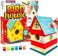 Made By Me Build &amp; Paint Your Own Wooden Bird House, DIY Birdhouse Making Kit For Ages 5, 6, 7, 8, 9, Arts &amp; Crafts Painting Kit For Kids, Great Spring &amp; Summer Craft Activity, Fun Birthday Party Idea