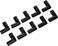 Hydrofarm Active Aqua Hydrofarm AAEL50 (10 Pack), 1/2" Elbow Connector, 1/2-Inch, Black