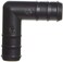 Hydrofarm Active Aqua Hydrofarm AAEL50 (10 Pack), 1/2" Elbow Connector, 1/2-Inch, Black