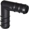 Hydrofarm Active Aqua Hydrofarm AAEL50 (10 Pack), 1/2" Elbow Connector, 1/2-Inch, Black