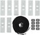 Pool Ruler Solar Cover Reel Attachment Kit
