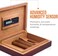Cigar Oasis Digital Hygrometer - Small, Slim Hygrometer and Thermometer with Digital Humidity Sensor Gauge for Precise Readings in Various Storage Applications, Ideal for Herbal or Instrument Storage