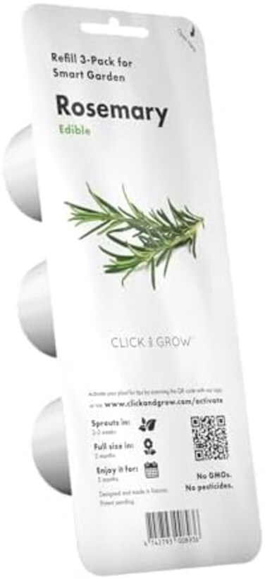 كليك آند جرو عبوة اعادة تعبئة الحديقة الذكية من روزماري