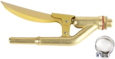 CHAPIN International 6-1898 Compression Sprayer Brass Shut Off Nozzle with Clamp
