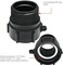 PERMINKS Ibc Carrier Adapter: 2" To 2" Npt Threaded Brace - Easily Connect Your Ibc Bag To A Standard Threaded Pipe - Brace Adapter - Ibc Carrier Valve - Food-Safe Carrier Bag - Ibc Carrier Fittings -
