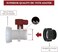 PERMINKS Ibc Carrier Adapter: 2" To 2" Npt Threaded Brace - Easily Connect Your Ibc Bag To A Standard Threaded Pipe - Brace Adapter - Ibc Carrier Valve - Food-Safe Carrier Bag - Ibc Carrier Fittings -