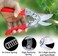 Kynup Professional Bypass Pruning Shears - Heavy Duty Hand Pruners for Gardening, Hedge Clippers, Garden Tools (Red)