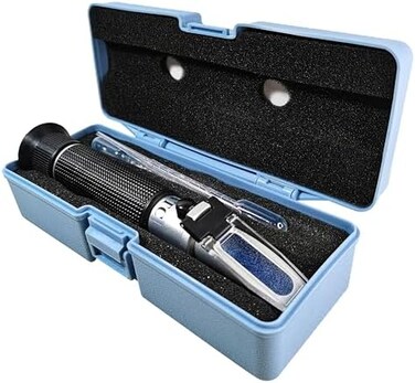 Agriculture Solutions Salinity Refractometer for Seawater and Marine Fishkeeping Aquarium 0-100 Ppt with Automatic Temperature Compensation, By Aqueous Lab