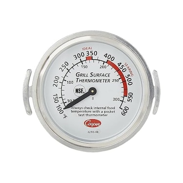 Cooper-Atkins Cooper 3210-08-1-E Grill Thermometer, Griddle Thermometer (Grill Surface Thermometer, Griddle Surface Thermometer)