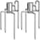 onlyfire only fire 6008 Rotisserie Meat Forks(1-Pair) for Weber Charbroil and Other Model Grill Fits 5/16" Square Spit Rods