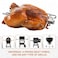 onlyfire only fire 6008 Rotisserie Meat Forks(1-Pair) for Weber Charbroil and Other Model Grill Fits 5/16" Square Spit Rods