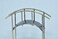 G &amp; F Products MiniGardenn 10030 Fairy Garden Miniature Mini Bridge, Rustic, 4" L x 1.25" W x 2.5" H with 2" Picks