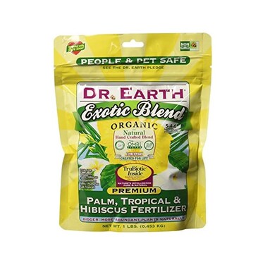 Dr. Earth 749688750646 75064 5-4-6 Minis Exotic Blend Palm, Tropical and Hibis,1Lb