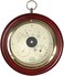 Ambient Weather WS-M0921THB 8" Cherry Finish Tan Dial Traditional Barometer with Temperature and Humidity