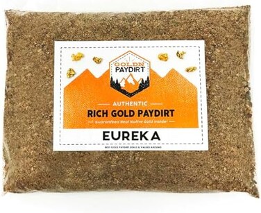Goldn Paydirt Eureka Panning Pay Dirt Bag &ndash; Prospecting Concentrate