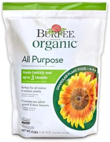 Burpee Organic All Purpose Granular Plant Food - 4lbs