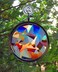 Rainbow Symphony- Rainbow Prism Suncatcher for Window, Crystal Pattern, Includes a Bonus Rainbow on Board Sun Catcher, Made in USA
