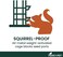 Perky-Pet 336-1SR Squirrel-Be-Gone Bird Feeder, 2LB Squirrel Proof Outdoor Wild Bird Feeder with Weight-Activated Perches