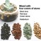 TOYPOPOR Black Sparkling Fireplace/Fire Pit/Craft Art Sand Black Galaxy, for Terrarium, Fairy Gardening, Top Dressing, 2.2lb