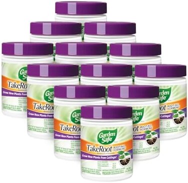 Garden Safe Take Root Rooting Hormone, Promotes Rooting, Grow New Plants From Cuttings, (12 pack) 2 Ounce