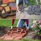 VanSmaGo Concrete Molds and Forms, Walkway Pathmate Paving Pavement Reusable Stepping Stone Outdoor Paver Walk Way DIY Path Garden Yard Patio Cement Mold