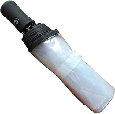 مظلة شفافة قابلة للطي تفتح تلقائيا من ويرفاميلي، مظلة مطر