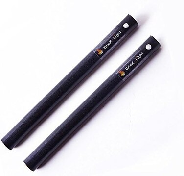 EricX Light 2 PCS 1/2 Inch X 6 Inch Ferrocerium Rod Flint Fire Starter, Super Thick Rod Provide You A Decent Shower of Sparks, Drilled A Lanyard Hold Perfect for DIY Your Own Survival Kit