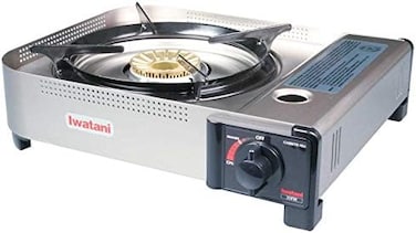 Iwatani 35FW Single-Burner Butane Portable Cooktop Indoor &amp; Outdoor Cooking Stove Medium