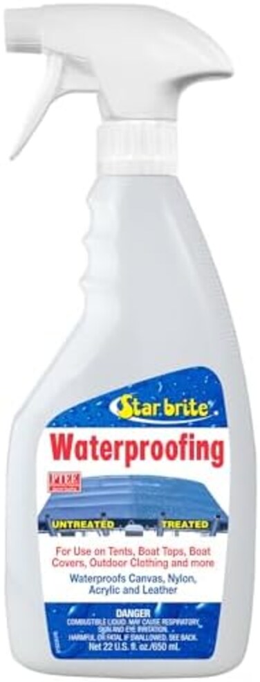 Star Brite Waterproofing Spray, Waterproofer + Stain Repellent + UV Protection 22 Ounce