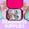 BLINGSTING First-Aid Clutch - 75 Essential Emergency Items - First-Aid Kit, Metallic Rose Gold Travel Case